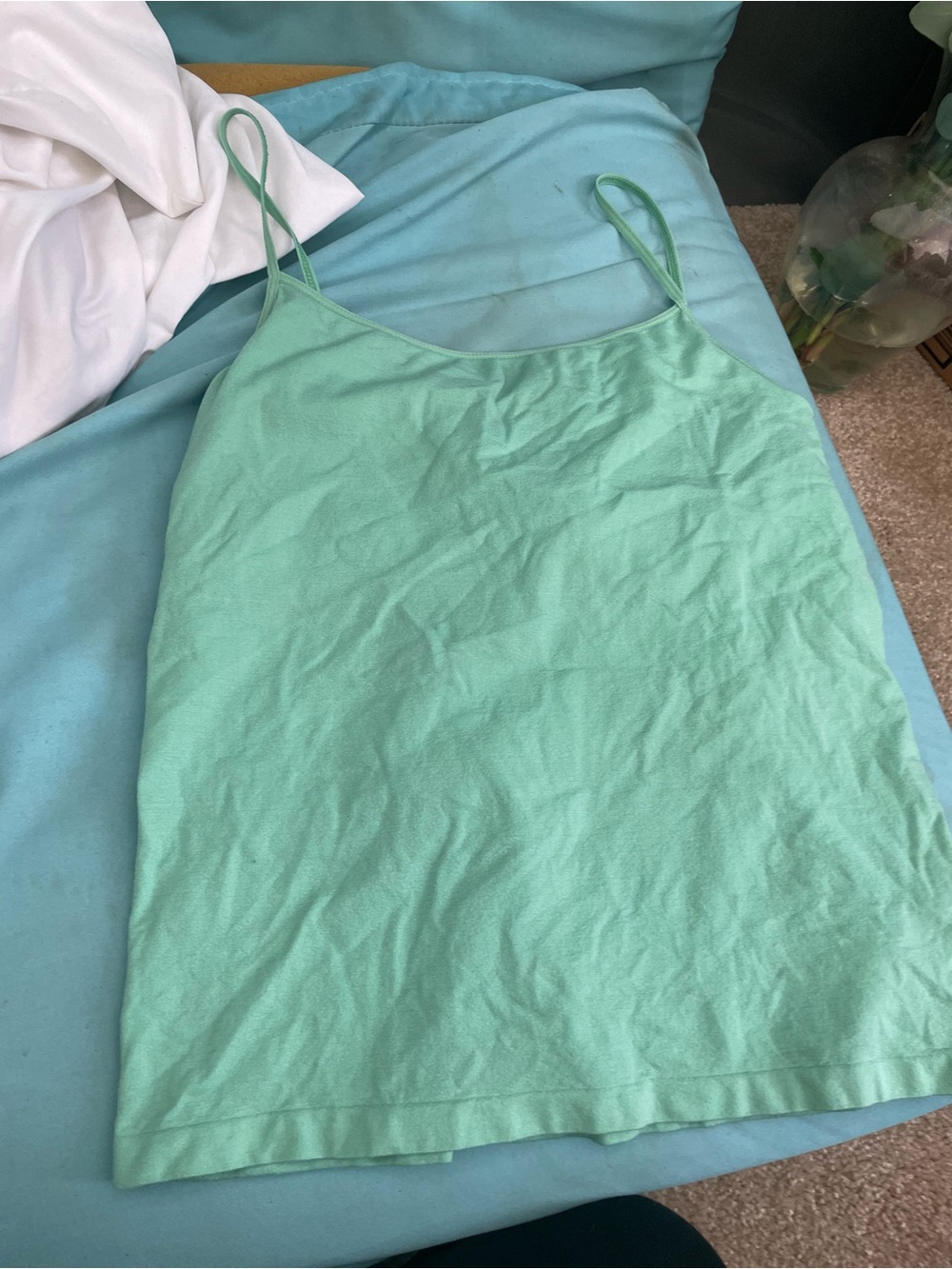 INC International Concepts Mint Green Spaghetti Strap Camisole